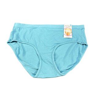Jockey Women's Size XXL 9 Panty Hipster Cotton Stretch Blue New With Tags